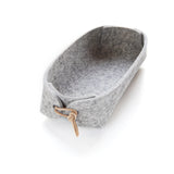 Remote Control Storage – Medium Grey Wool Felt