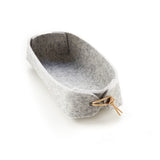 Remote Control Storage – Medium Grey Wool Felt