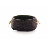 Small organizer — charcoal wool felt